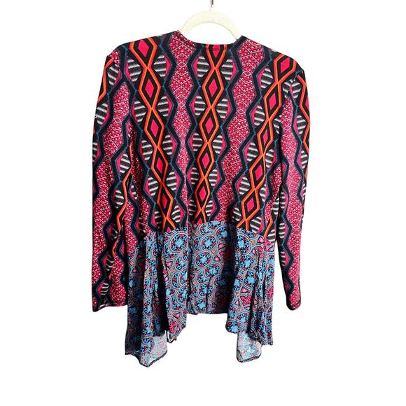 Figueroa & Flower Women's Large Boho Peasant Flowy Cardiagn Hippie Cocktail - Picture 2 of 14